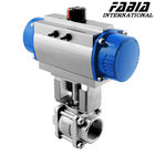 Hydraulic And Pneumatic Ball Valve Pn16 Water Two Way