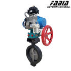 Small Fluid Resistance Hard Sealed Pneumatic Actuator Operated Butterfly Valve