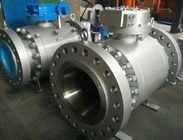 ASTM A105 2 Inch Floating Ball Valve Full Bore / Reduce Bore , Valve Stem Flyout Prevention Structure