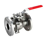 ASME B16.34 R - Ptfe Seat Ball Valve With Hand Lever , Blow - Out Proof Stem