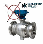 Bare Stem Forged Steel F316l Trunnion Ball Valve For Actuator