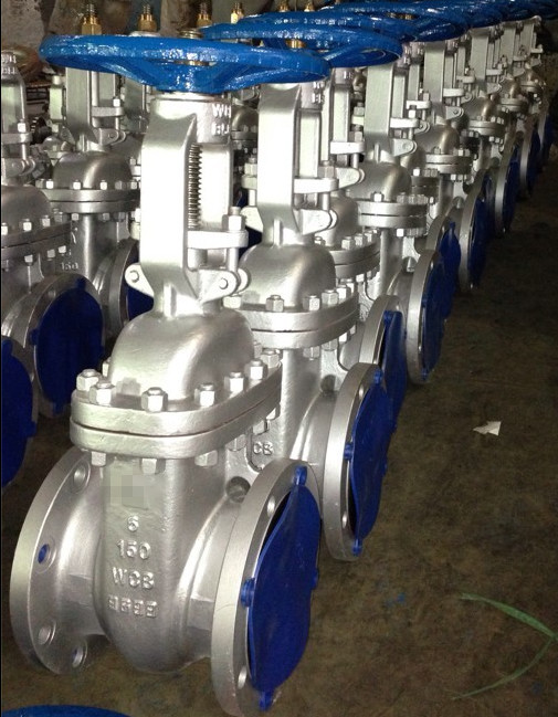 Flexible wedge gate valve BODY MATERIAL 4A 5A SEAT 410 , F6A FOR HIGH