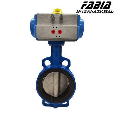 Clamp Pneumatic Butterfly Valve Carbon Steel Body Soft Seal Butterfly Valve