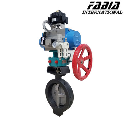 Small Fluid Resistance Hard Sealed Pneumatic Actuator Operated Butterfly Valve