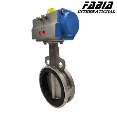 4 Inch  3 Inch Pneumatic Clamp Butterfly Valve Stainless Steel Body