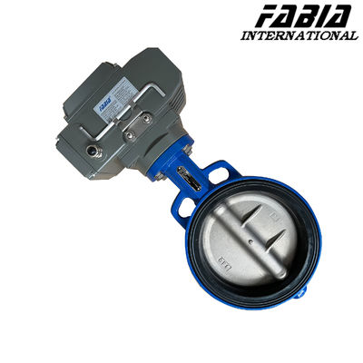 Electric Industrial Carbon Steel Body  Butterfly ValveValve Plate Stainless Steel