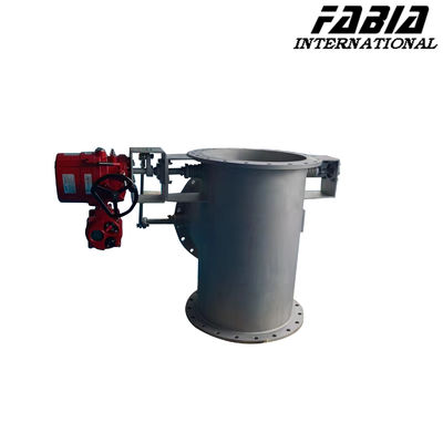 Electric Three-Way Control Valve Flange Stainless Steel Ventilated Butterfly Valve