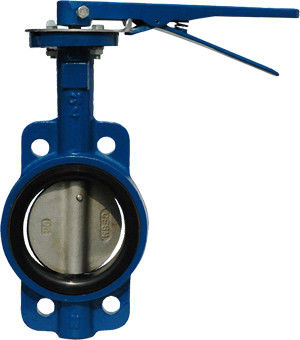 JIS 10K Wafer Type API609 Butterfly Valve With Lever Operator