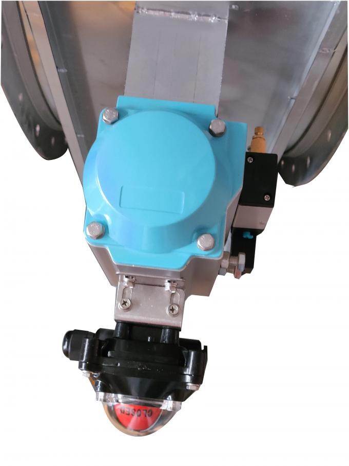 Pneumatic Flue Flapper Valve Stainless Steel Gas Flapper Valve