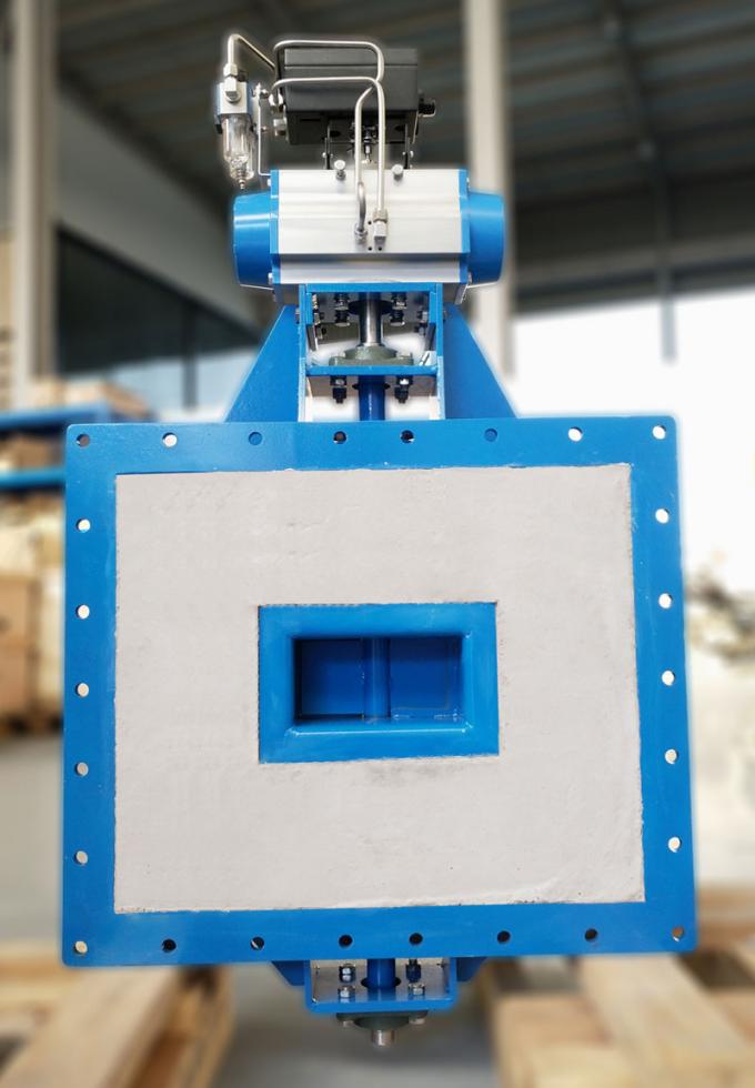 24 Inch Pneumatic Round Flange RTO Gas Valve Carbon Steel High Pressure ...