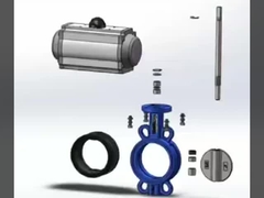 What is a pneumatic butterfly valve？