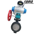 Pneumatic Control  Butterfly Valve Clamp End
