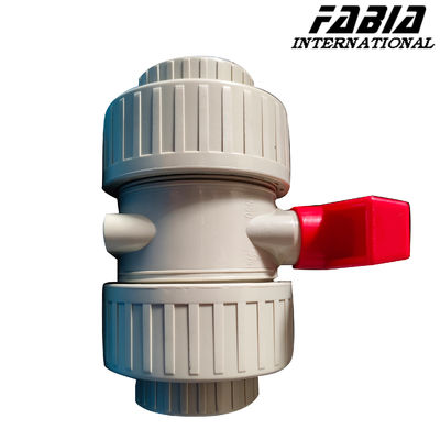 Manual Double Command High Pressure Ball Valve PVC