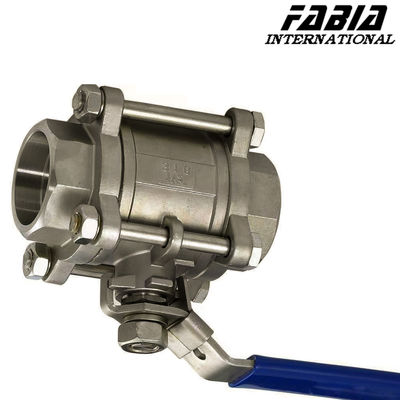 Manual High Pressure Three Piece Ball Valve