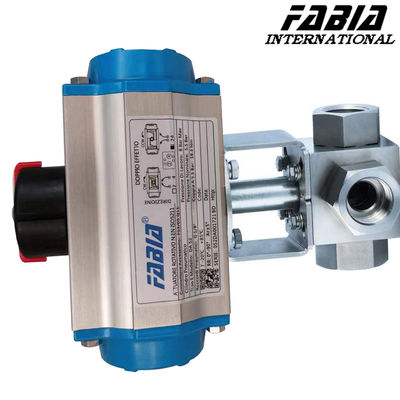 Pneumatic Actuated High Pressure Ball Valve Three-Way Ball Valve FABIA