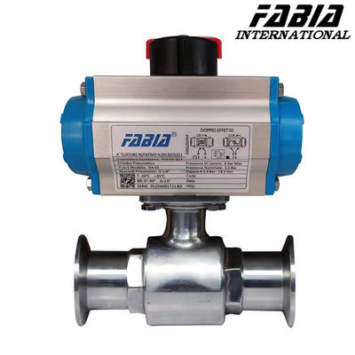 1 1 2" 3 Inch 1 2 Inch Pneumatic High Pressure Clamp Ball Valve