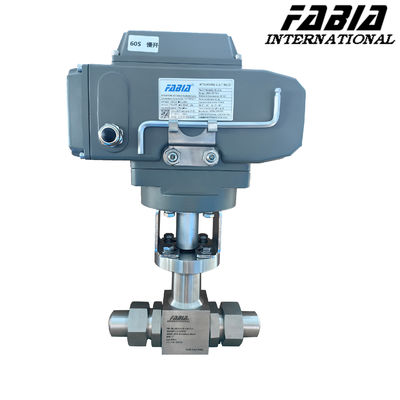 Electric Stainless Steel High Pressure Butt Welding Dn15 Ball Valve