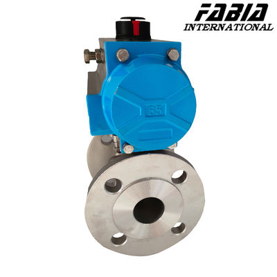 Easy-To-Maintain Pneumatic Two-Piece Flanged Ball Valve