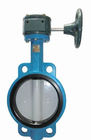 API 609 Gearbox Operated Butterfly Valve 16 Inch Lug Ends , Zearo Sealing