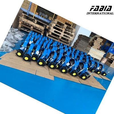 8 Inch Worm Gear Butterfly Valve Reliable Sealing For Water Treatment  Natural Gas Industry