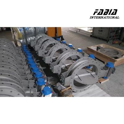 FB-D-33series  Pneumatic High Temprature Flue Gas Valve DNV Butterfly Valve