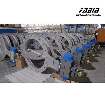 FB-D-33series  Pneumatic High Temprature Flue Gas Valve DNV Butterfly Valve