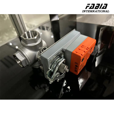 Stainless Steel Electric High Temperature Srew Thread Three Way Ball Valve For Petroleum And Power Industry