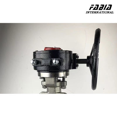 8 Inch Worm Gear Iron Steel High Perforamnce Double Eccentric Butterfly Water Valve