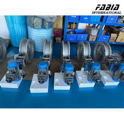 Pneumatic Marine 8 Inch Butterfly Valve BV Ventilation Damper High Temperature Low Maintenance
