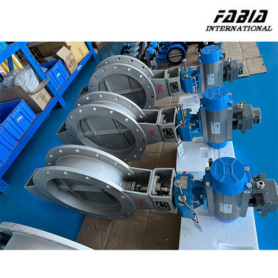 Pneumatic Marine 8 Inch Butterfly Valve BV Ventilation Damper High Temperature Low Maintenance