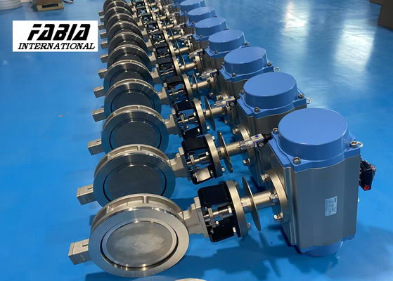 100mm Pneumatic Actuated Butterfly Valve Seamless Integration Corrosion Resistance