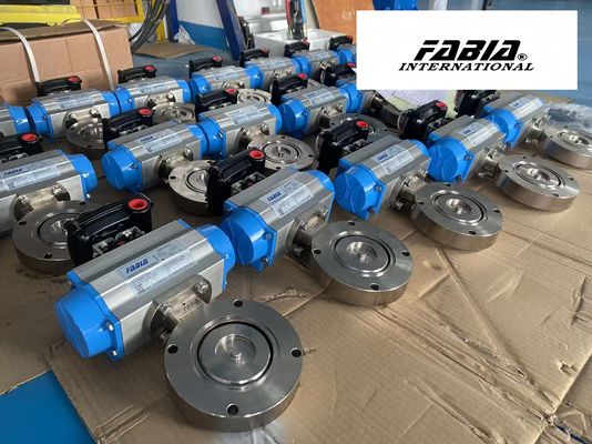 Pneumatic Vacuum  Hard Seal To Clamp Butterfly Valve Stainless Steel