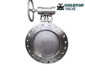 API 609 Three Eccentric Central Butterfly Valve Wafer Type Wcb Body