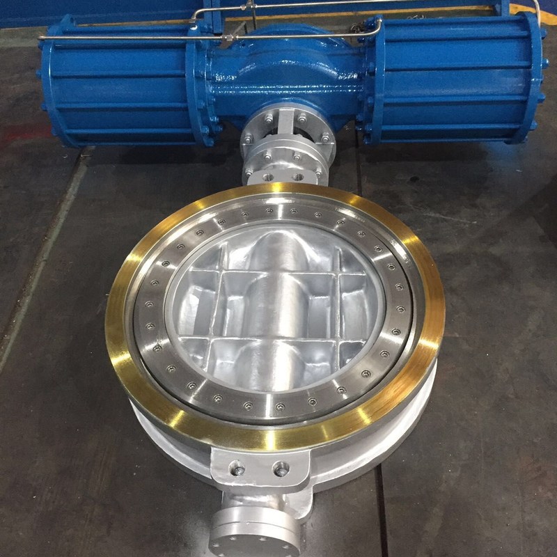 Metal Seal API609 Butterfly Valve Triple Eccentric 150600lb , Zearo