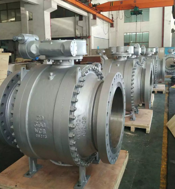 Side Mounted Fixed Floating Ball Valve Nylon Seat , Two Or Three Piece