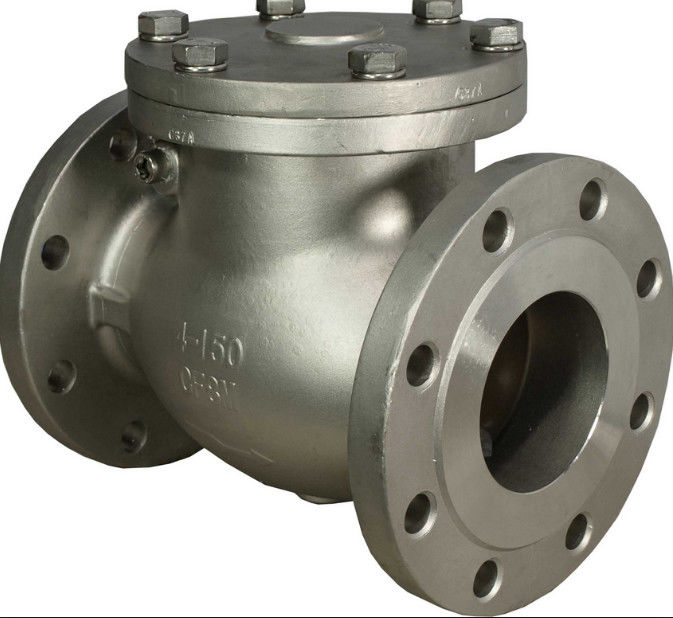 SS 316 Swing Check Valve BOLTED BONNET API 6D BS 1868 For Petroleum Refining