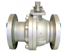 CF3 Body Floating Ball Valve 900lb RTJ Nylon Seat , Two Piece Bolted Construction