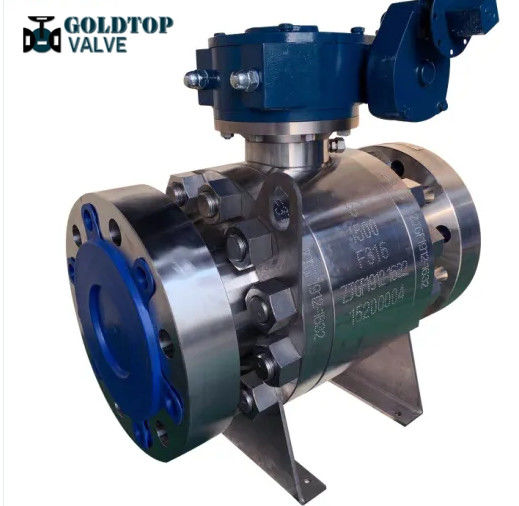 WC9 Antistatic Full Bore Ball Valve With Blowout Proof Stem