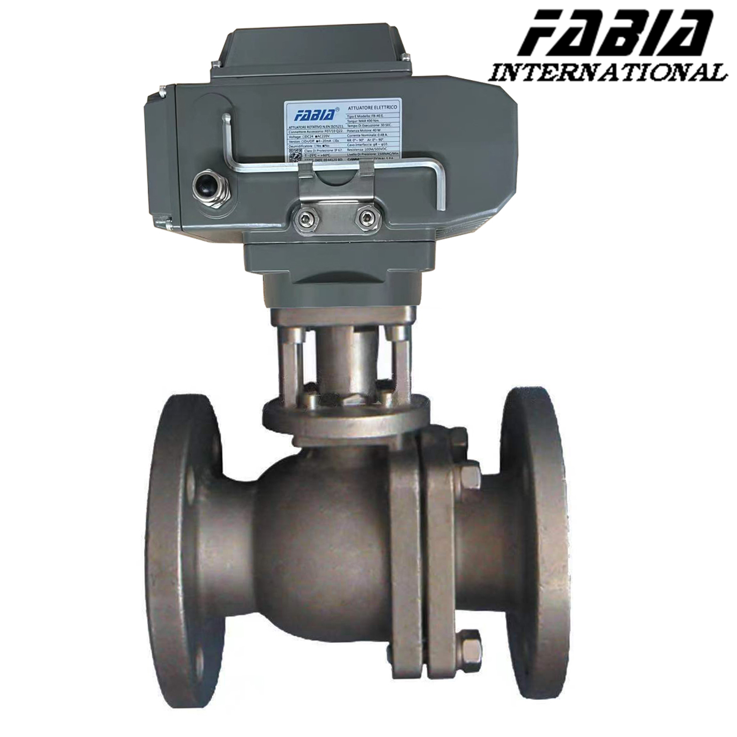 HighPerformance Electric TwoPiece Flanged Industrial Ball Valve