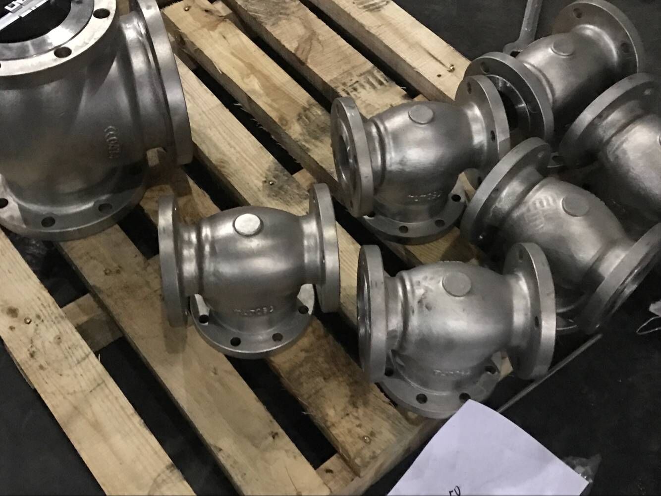 API 594 ASME B16.34 Silent Check Valve , Swing Stainless Check Valve