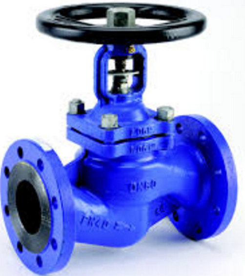 TPF304L CF8M BODY Bellow Globe Valve TRIM , Gear Operated Globe Valve