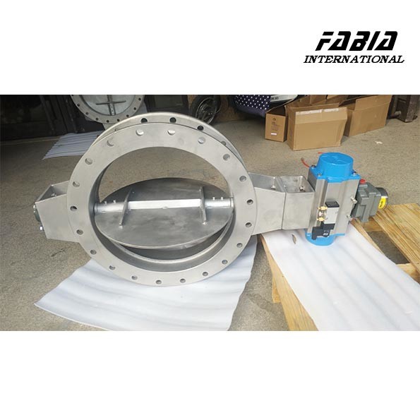 Pneumatic ICER Diesel Engine Exhaust Gas Treatment Butterfly Valve ...