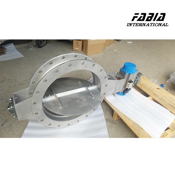 Pneumatic ICER Diesel Engine Exhaust Gas Treatment Butterfly Valve ...