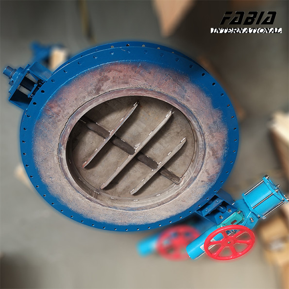 24 Inch Pneumatic Round Flange RTO Gas Valve Carbon Steel High Pressure ...