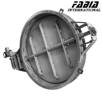 1 1 4" 1.5 Inch Heavy Duty Butterfly Valve Flange Type Ventilation