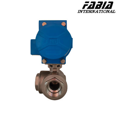Pneumatic Three-Way Ball Valve For Environmental Protection Chemical