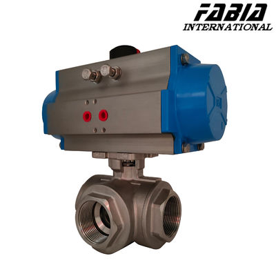 150-600 psi Pneumatic Ball Valve For Chemical, Petroleum, Electric Power