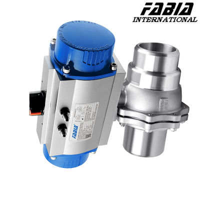Pneumatic Two-Piece Ball Valve With Low Resistance Pneumatic Ball Valve