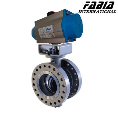 6 Inch 10 Inch Flanged Pneumatic Butterfly Valve Stainless Steel