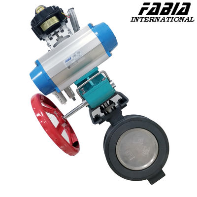 Pneumatic Control  Butterfly Valve Clamp End